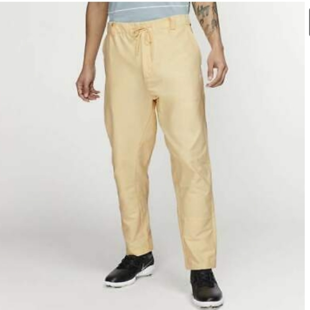 Nike Men's Flex Stretch Dri-Fit Yellow Golf Pants